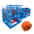 PP PE Nylon Plastic Rope   Cotton hemp paper gold plastic twisting rope machine